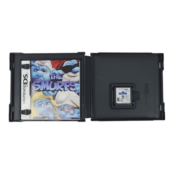 The Smurfs Nintendo DS Video Game Case Manual Complete Tested Works - Picture 3 of 10